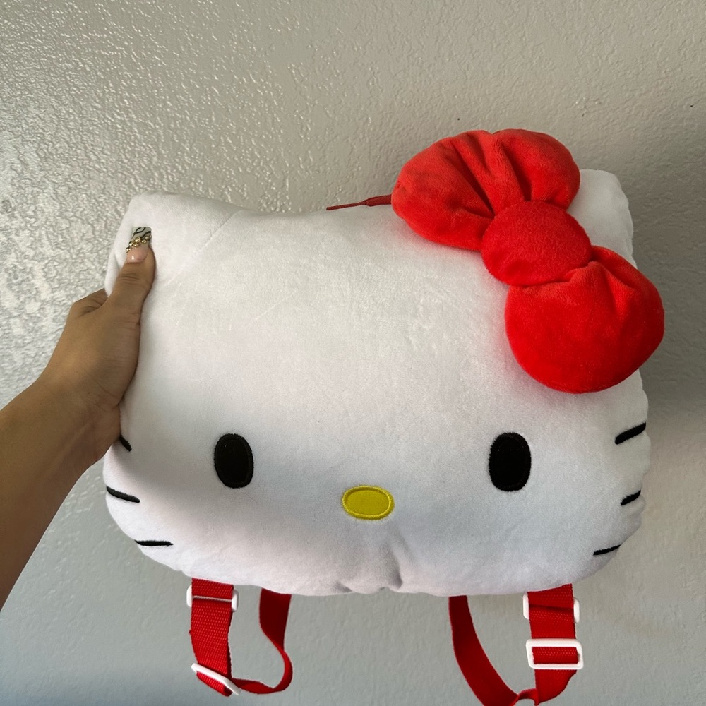Hello Kitty Plush Backpack